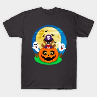 Owl and the Haunted Pumpkin Patch T-Shirt